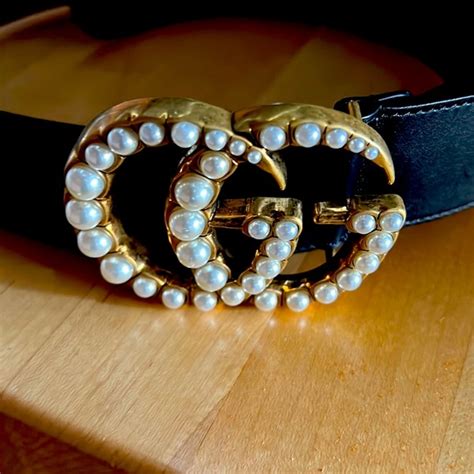 gucci pearl belt poshmark.